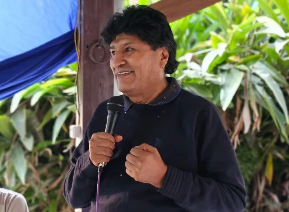 El expresidente Evo Morales, durante una anterior actividad. Foto: Facebook del exmandatario 