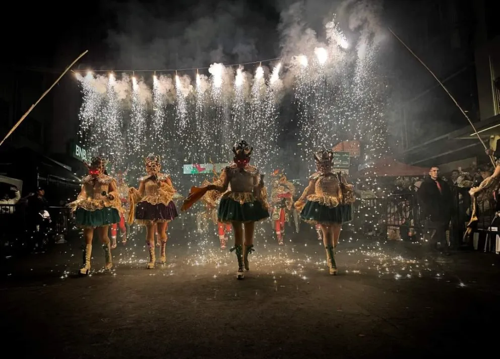 La Diablada Eucaliptus La Paz del Gran Poder ganadora de esta gestión. Foto: Facebook de la fraternidad