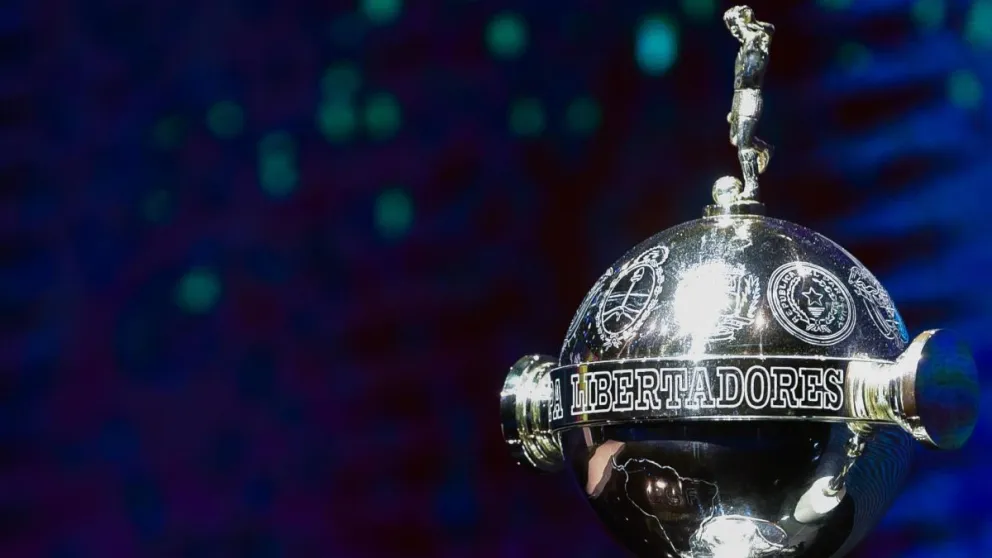El trofeo de la Copa Libertadores de América. Foto: Conmebol.