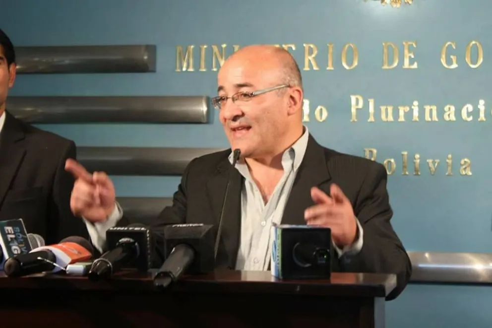 Hugo Moldiz fue ministro de Gobierno durante el gobierno de Evo Morales.  Foto: RRSS