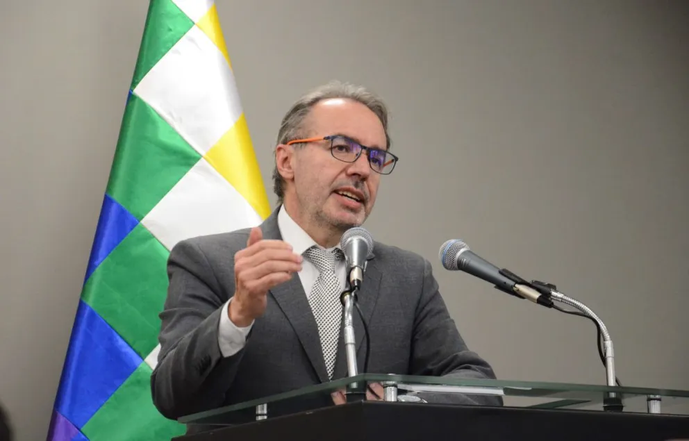 El vocero presidencial Jorge Richter en una imagen de archivo. Foto: ABI