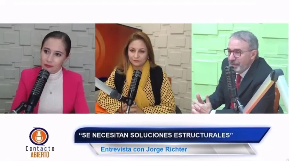 Richter, entrevistado por Contacto Bolivia, en junio de 2024. Foto: Archivo / Captura