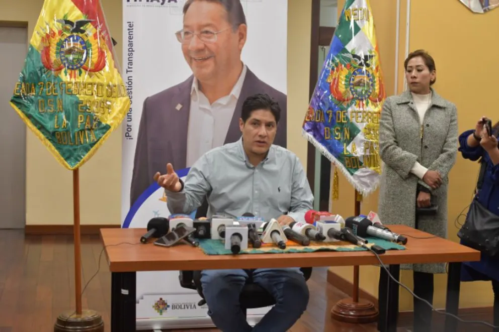 Alan Lisperguer, ministro de Medio Ambiente y Agua. Foto: ABI / MMAyA