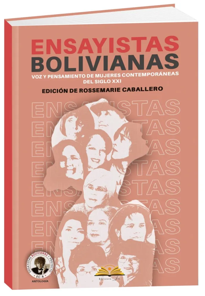 Tapa de Ensayistas bolivianas. Voz y pensamiento de mujeres contemporáneas del siglo XXI. FOTO: Rossemarie Caballero