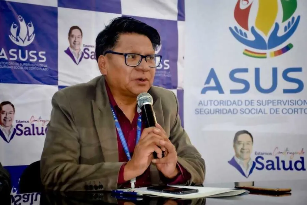 Rubén Colque, director de la Autoridad de Supervisión de la Seguridad Social (Asuss). Foto: ABI