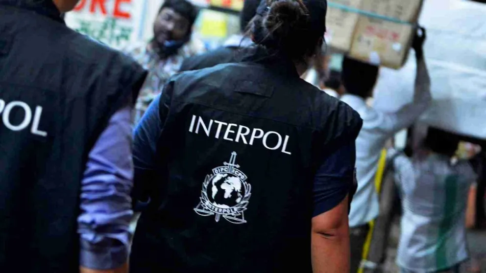 Un funcionario de la Interpol.