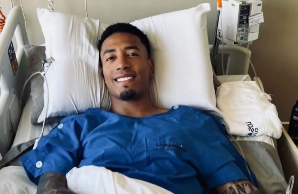 Quinteros tras su operación. Foto: Jairo Quinteros.