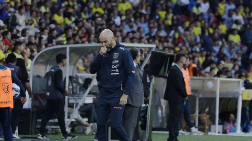 Félix Sánchez, el cuestionado entrenador de Ecuador. Foto API