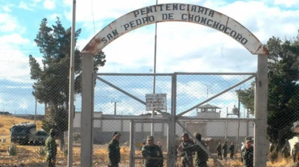 El penal de Chonchocoro donde se reportó una pelea este domingo. Foto: ABI.