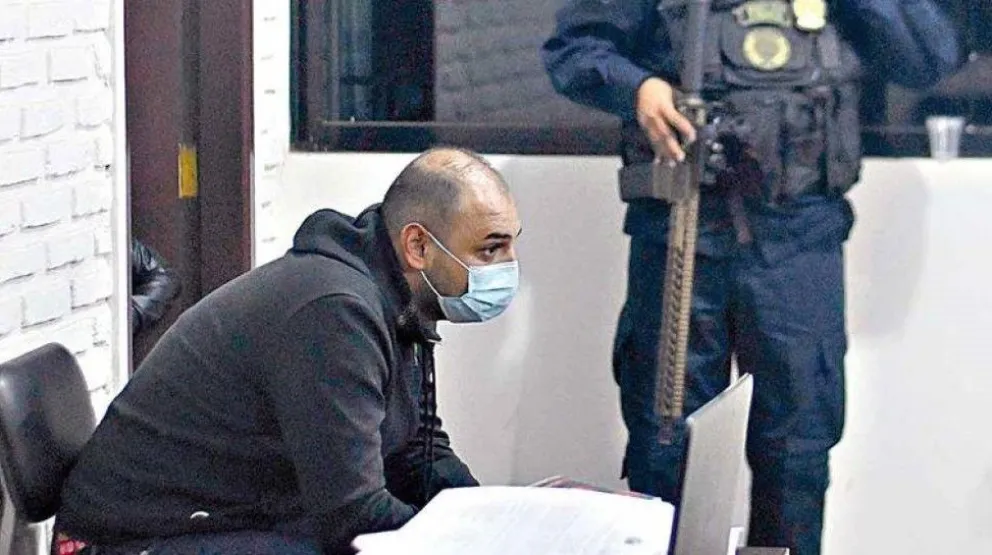 Una imagen de archivo de Misael Nallar durante una de sus audiencias cautelares. Foto: Unitel