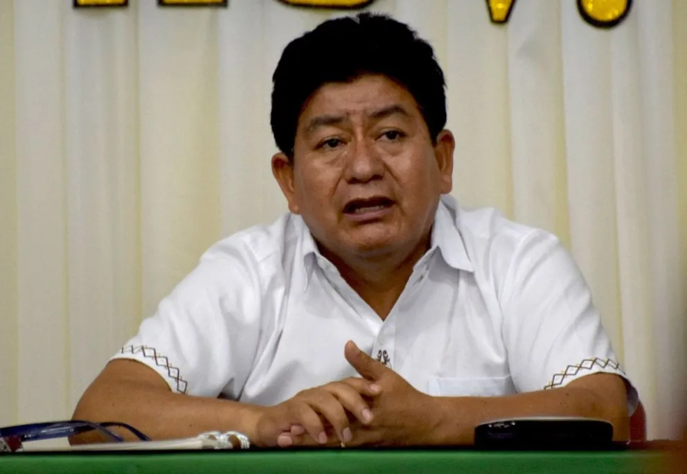 El ministro de Obras Públicas, Édgar Montaño, quien lidera el diálogo con el sector del transporte nacional e internacional. Foto: Ministerio de Obras Públicas