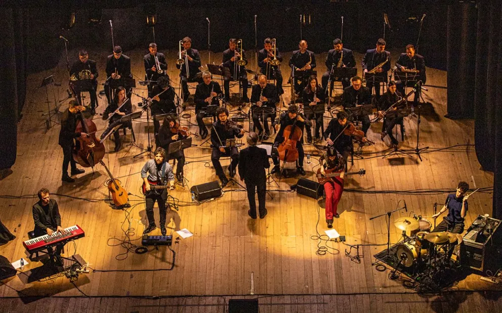 Música para volar en una presentación de su gira.   FOTO: Música para volar