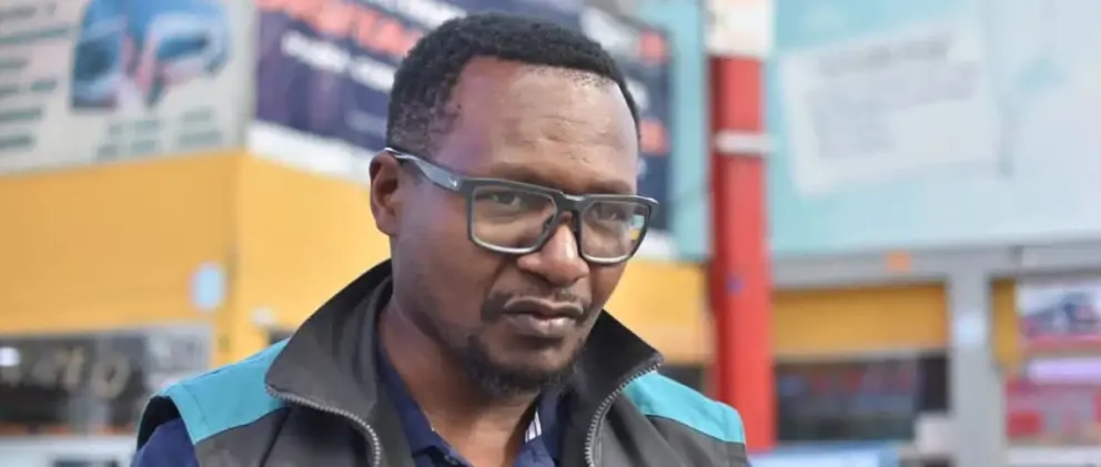 Américo Gemio, cuando dirigía la Terminal de  Buses de La Paz.  Foto: GAMLP