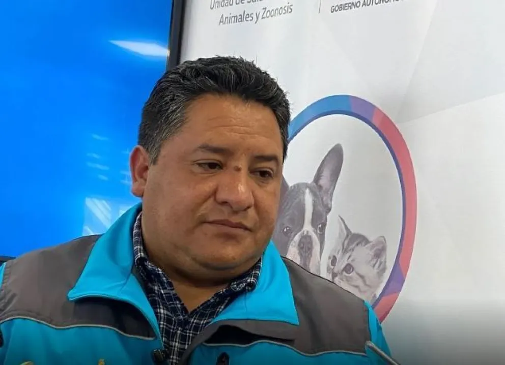 Jefe de Unidad de Salud Integral de Animales y Zoonosis, Fernando Guzmán.Foto: AMUN