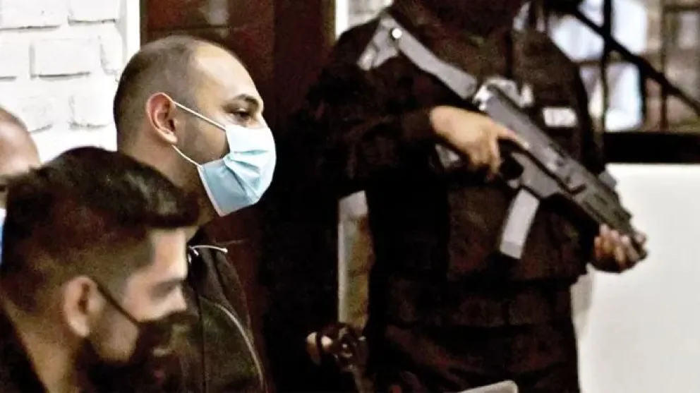 Misael Nallar durante una de sus audiencias. Foto: Fiscalía de Santa Cruz