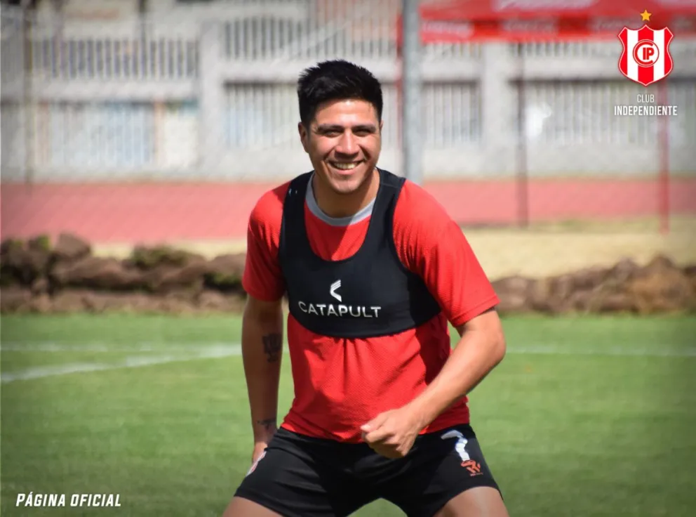 Jonatha Cristaldo, atacante que seguirá en filas del "Matador". Foto Independiente