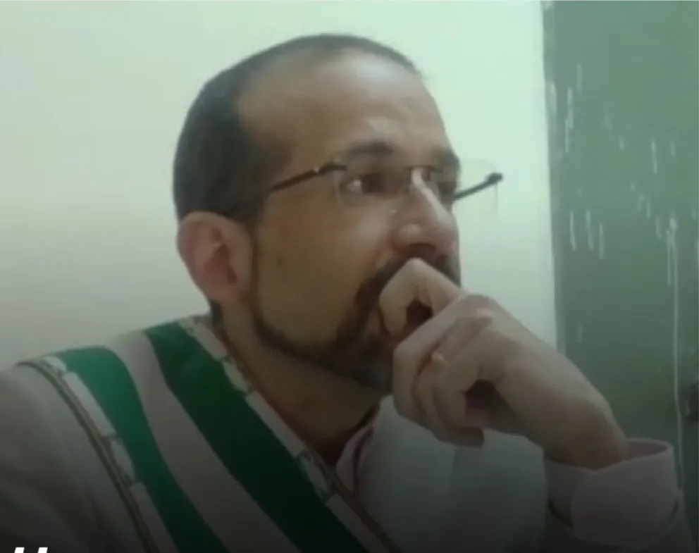 Fernando Camacho, durante una anterior audiencia. Foto: Redes sociales del gobernador