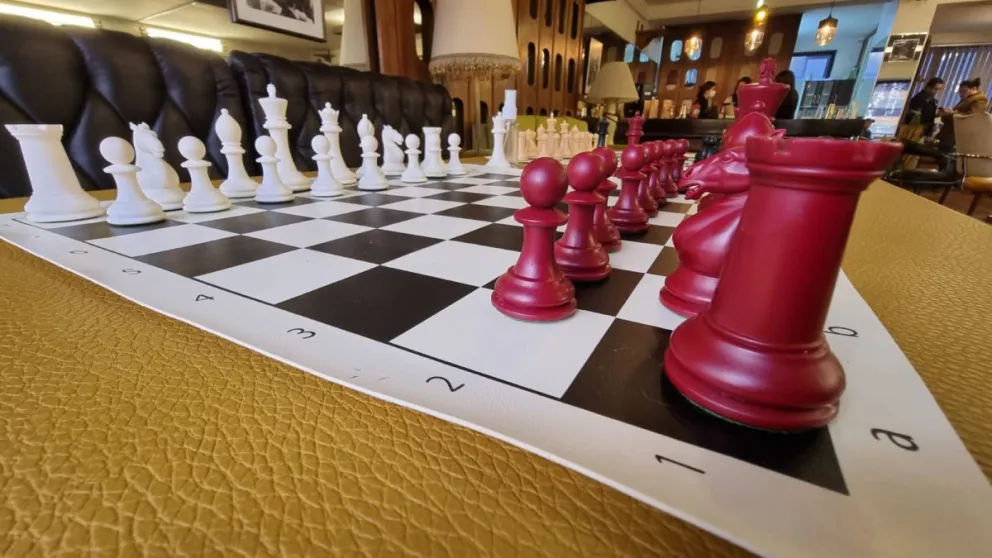 Uno de los tableros del Club Blitz.