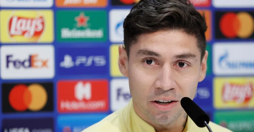 Gonzalo Montiel en una pasada conferencia de prensa. Foto: EFE.