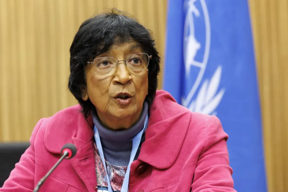 Navanethem (Navi) Pillay, presidenta de la Comisión Internacional e Independiente de Investigación para Palestina. Foto: EFE