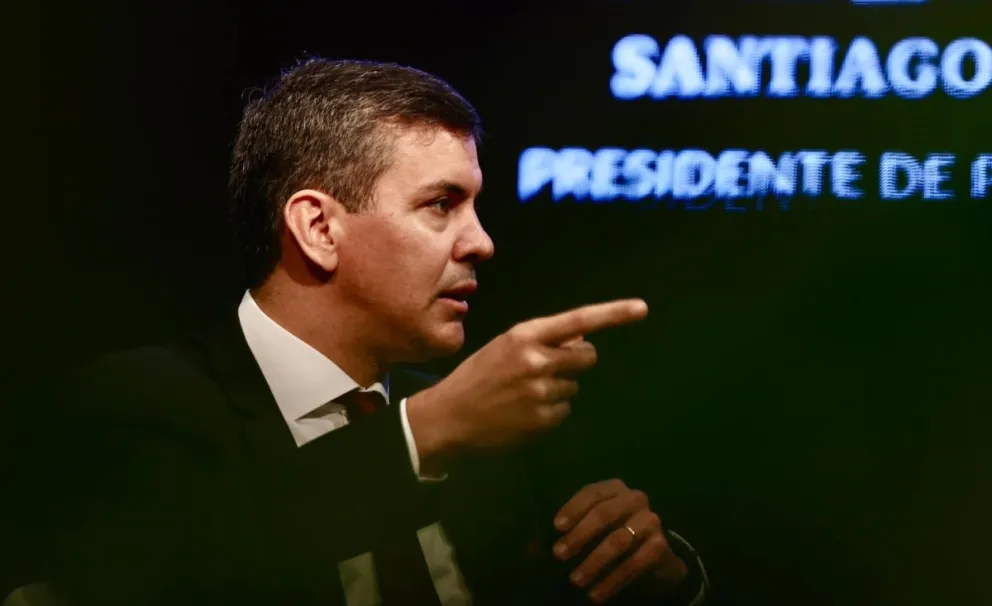 El presidente de Paraguay, Santiago Peña. Foto: Facebook Santiago Peña