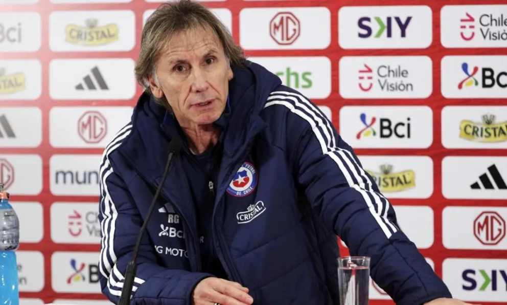 El director técnico de la selección chilena, Ricardo Gareca.