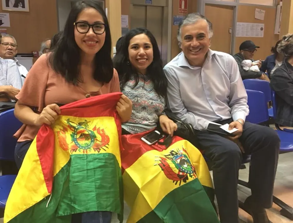 Bolivianos residentes en España. Foto: Embajada de Bolivia en España