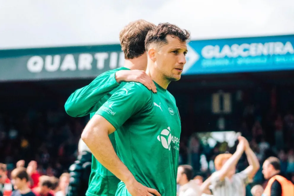 Granell con la camiseta del club belga. Foto: Lommel SK.