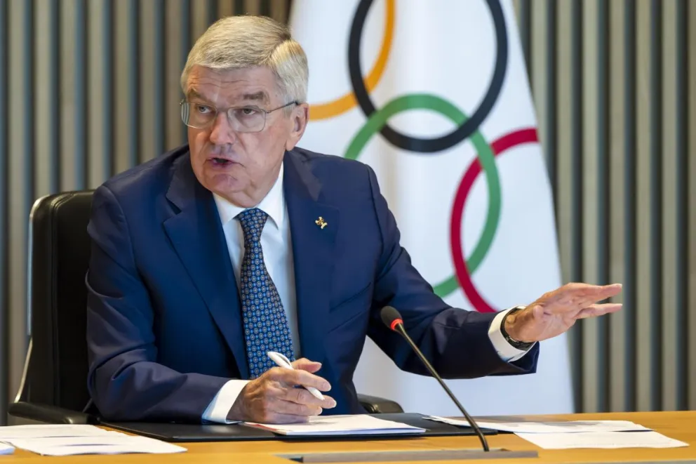 El presidente del COI, Thomas Bach. Foto: EFE.