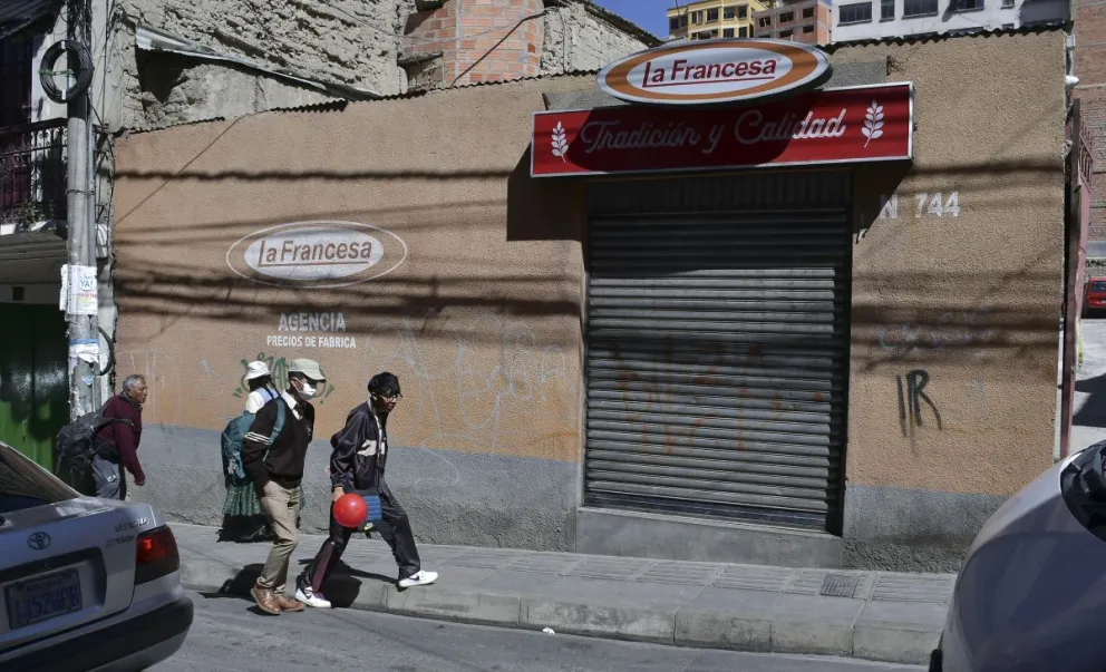 Una de las sucursales de La Francesa en La Paz. Foto: APG