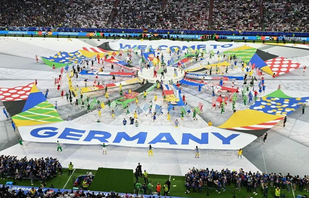 La ceremonia de inauguración de la Eurocopa. Foto: UEFA Eurocopa.