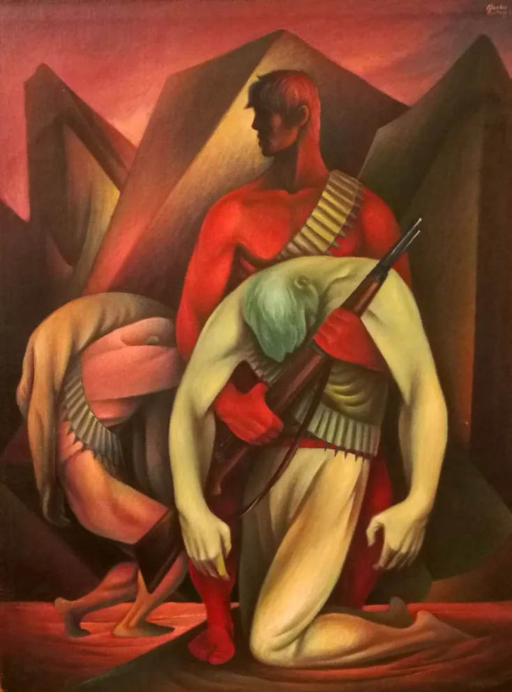 Una de las piezas de Miguel Alandia Pantoja adquiridas por el MNA.  FOTO: FCBCB