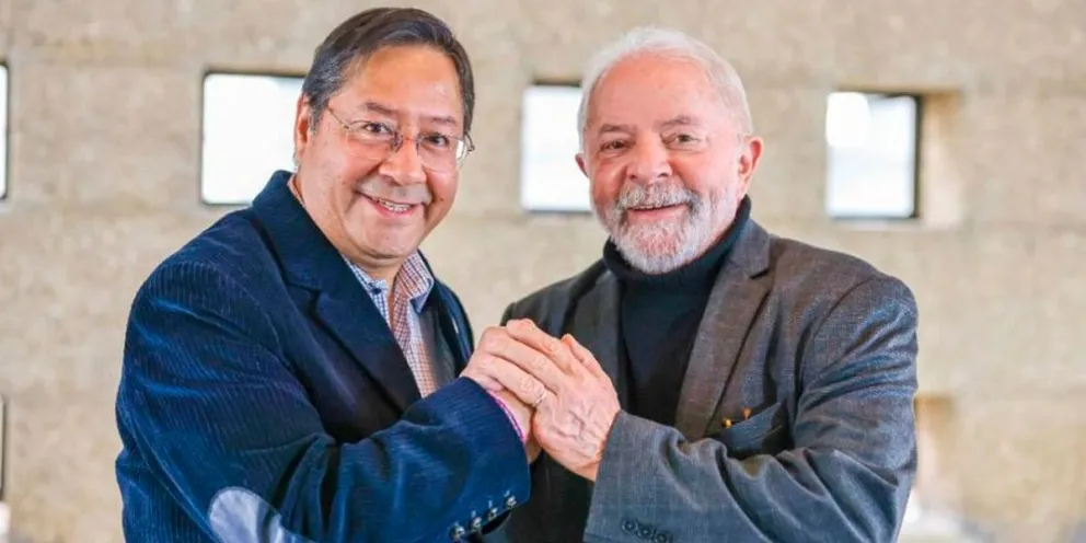 Arce y Lula en un anterior encuentro. Foto: ABI 