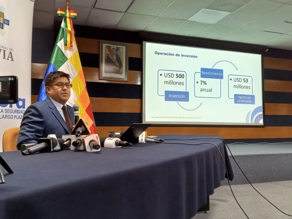 El gerente de la Gestora, Jaime Durán, explicó la operación de inversión, la semana pasada. Foto: Gestora