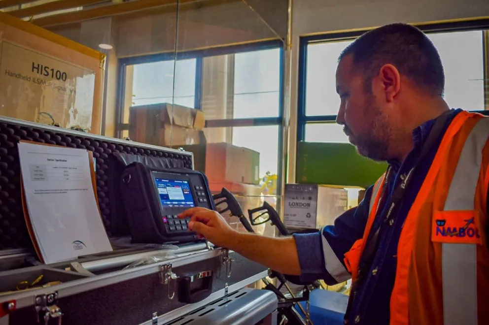 Un operador de Naabol en pleno trabajo. Foto: Naabol