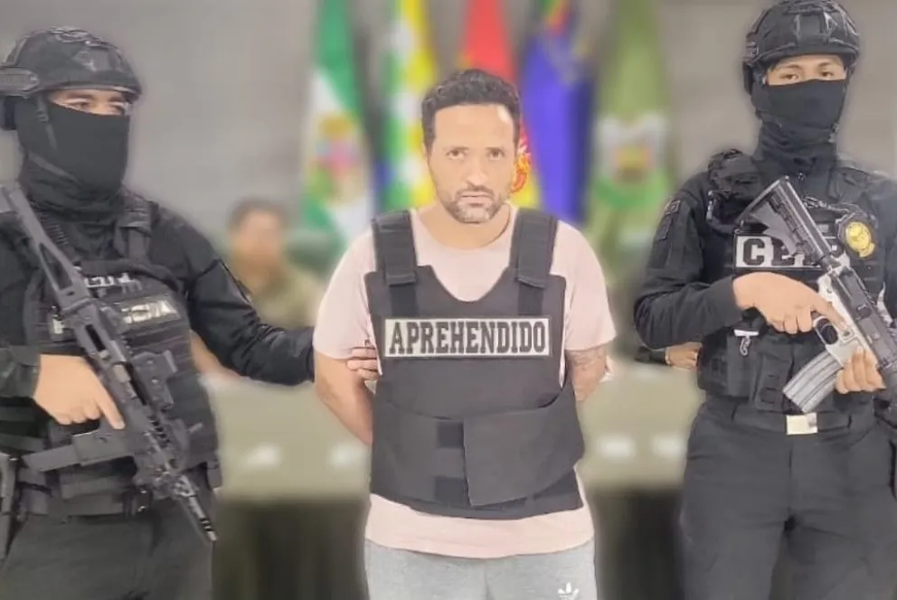 Luiz Fernando Soares de Souza cuando fue presentado a la prensa. Foto: Comando de Santa Cruz 