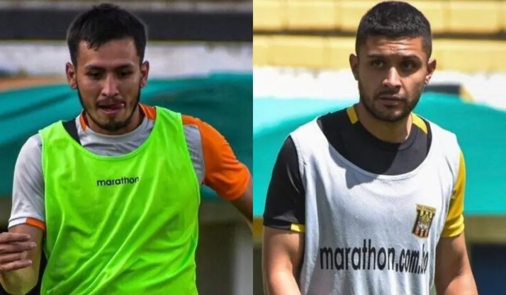 Emerson Velásquez (izq.) y Adriel Fernández cambian su destino futbolístico. Fotos The Strongest