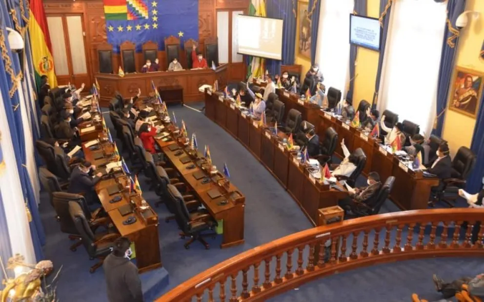 Sesión de la Cámara de Senadores: Foto: Cámara Alta