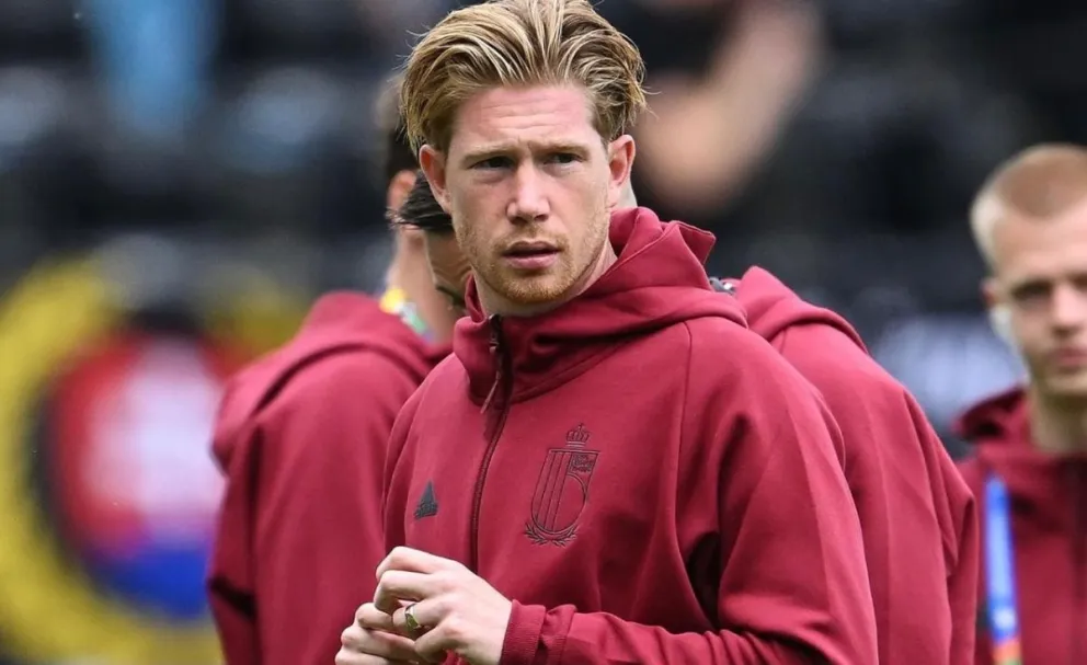Kevin De Bruyne, una de las estrellas de Bélgica. Foto UEFA Euro.