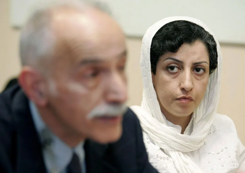 La activista iraní pro-derechos humanos Narges Mohammadi en una imagen de archivo. Foto: EFE