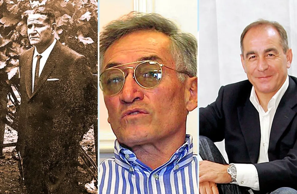 Los entrenadores Lara (izq.), Blacut y López.