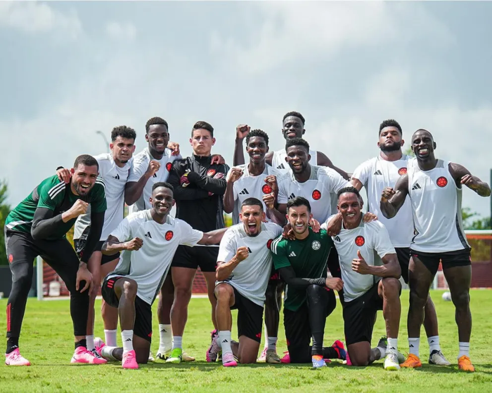 Los cafeteros están listos para su debut. Foto: Selección Colombiana.