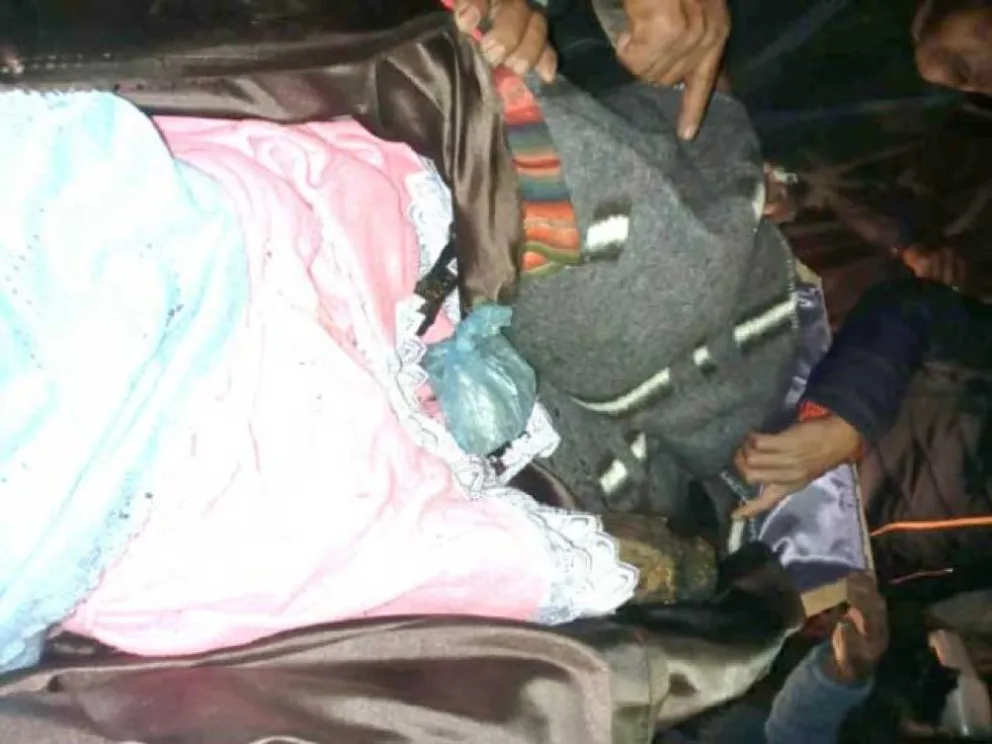 La víctima del fuero en la comunidad de Ckara Ckara. Foto: El Potosí