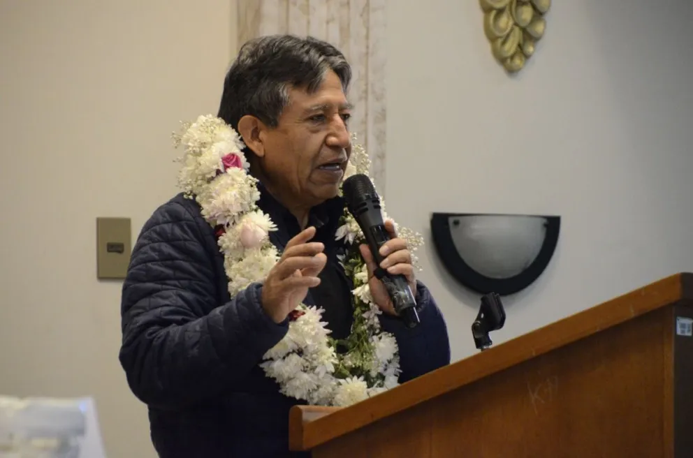 El vicepresidente David Choquehuanca. Foto: @VPEP_Bol