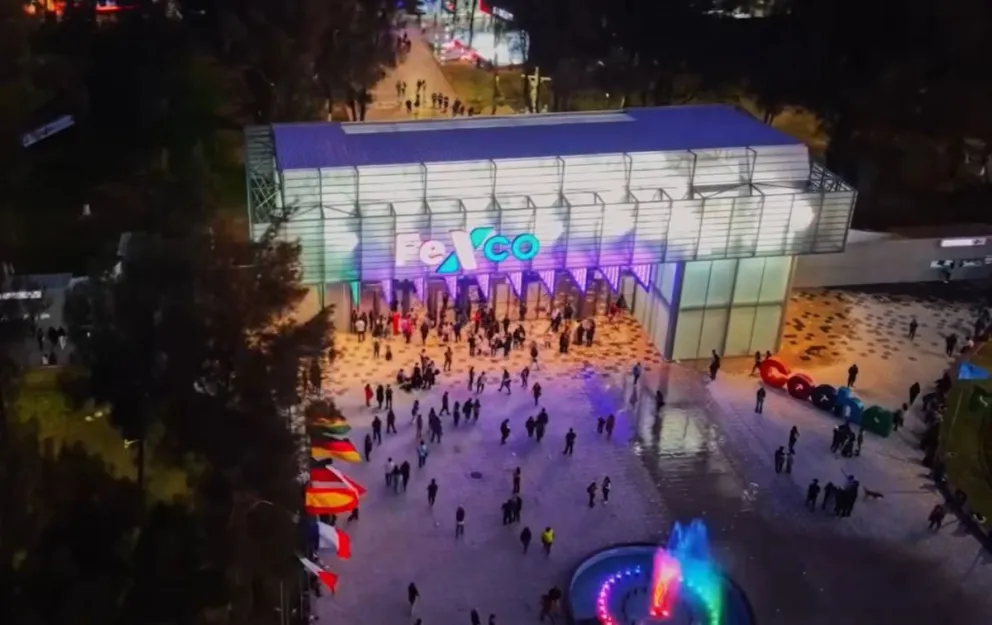 Instalaciones de la Fexco de Cochabamba. Foto: Captura de video