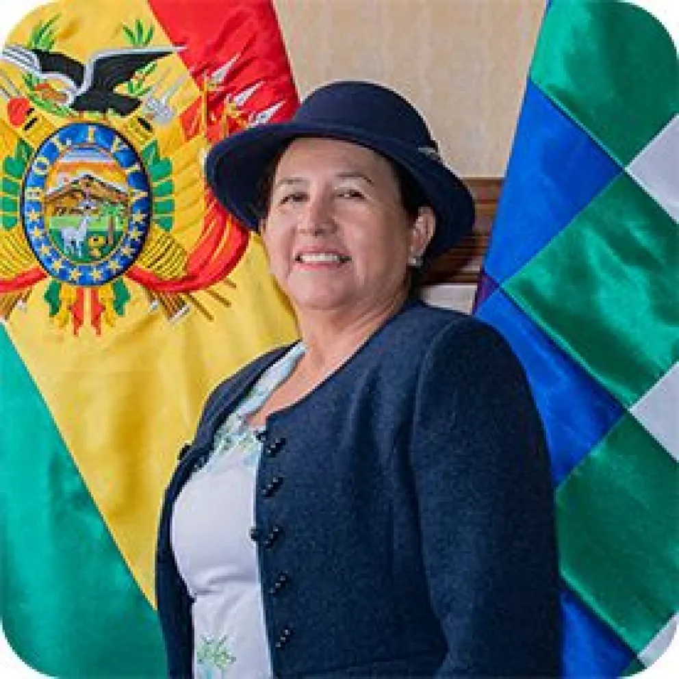 Fotografía de archivo de  la canciller Celinda Sosa.   FOTO: Cancillería Boliviana