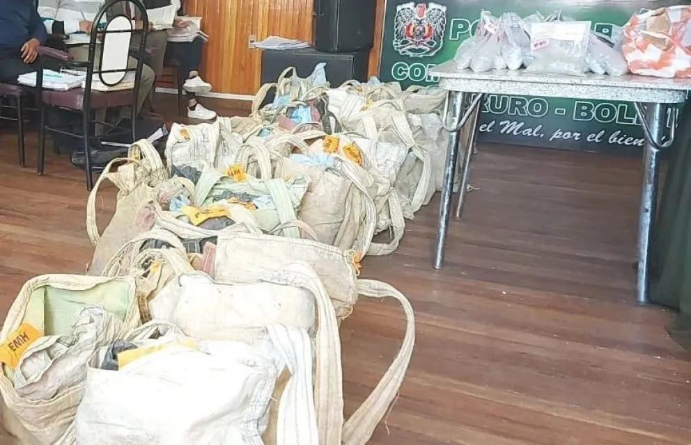 Mineral recuperado en un operativo anterior   FOTO: ABI