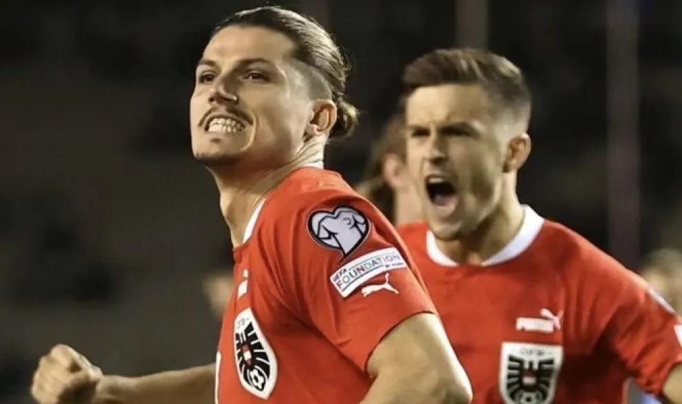 Marcel Sabitzer, goleador y figura de la selección de Austria en la Eurocopa. 