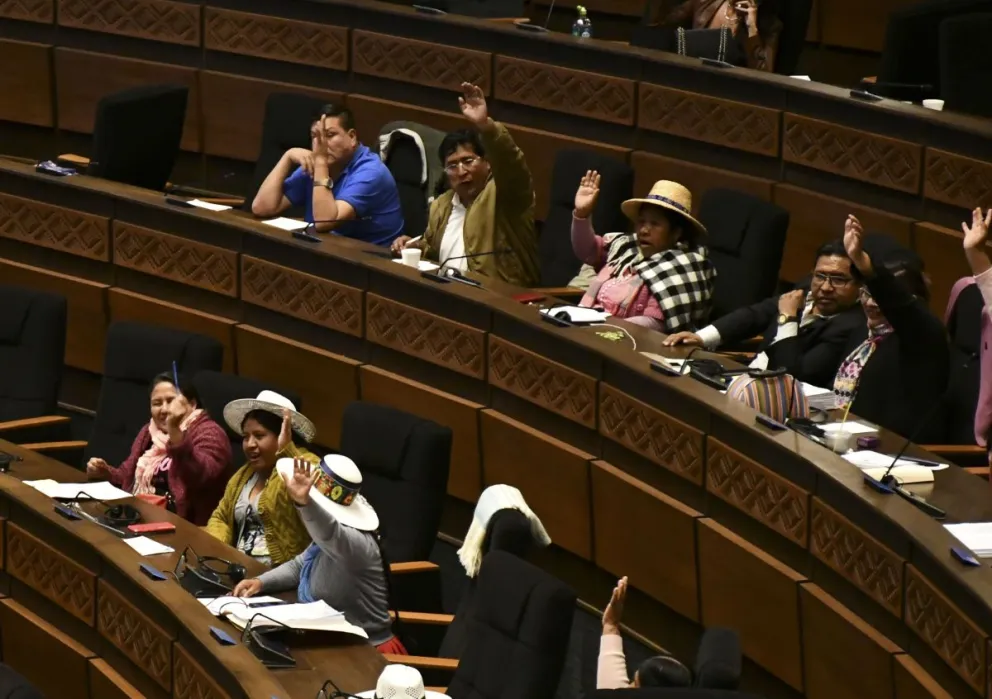 Una sesión de la Cámara de Diputados. Foto: APG