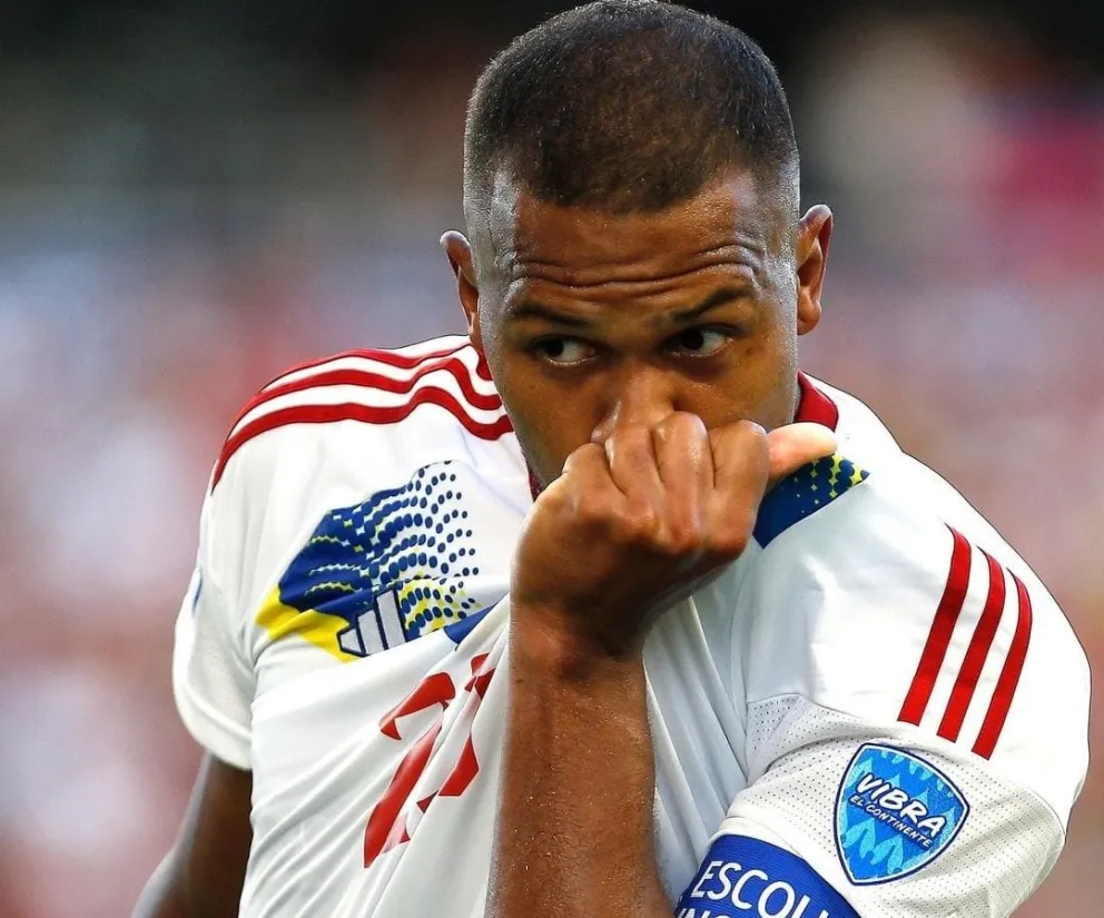 Salomón Rondón, goleador de Venezuela en la Copa América. Foto Conmebol
